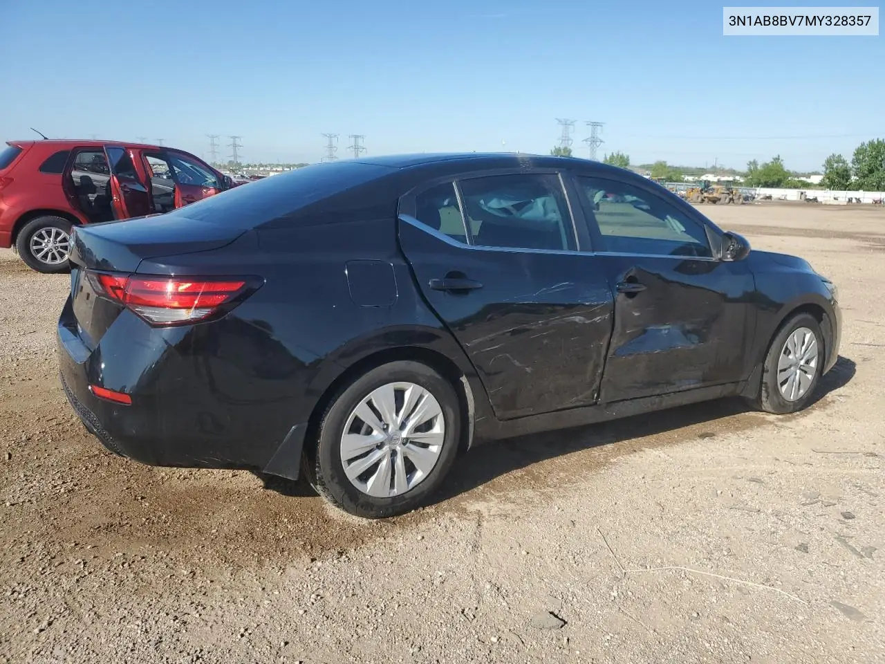 2021 Nissan Sentra S VIN: 3N1AB8BV7MY328357 Lot: 58542805