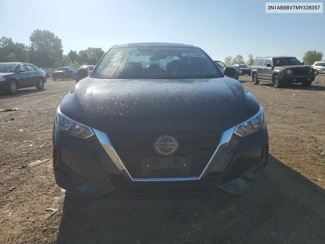 2021 Nissan Sentra S VIN: 3N1AB8BV7MY328357 Lot: 58542805