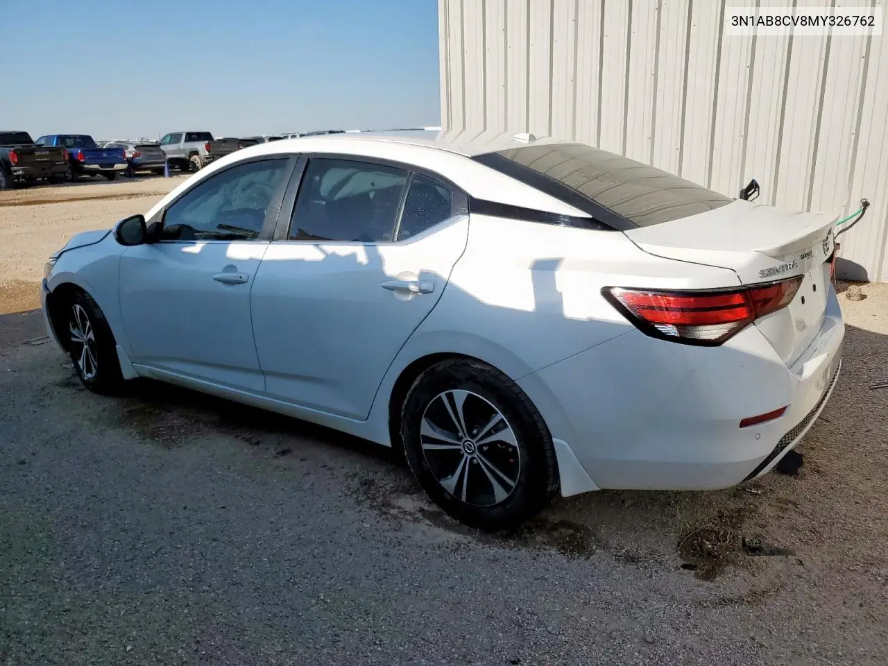 2021 Nissan Sentra Sv VIN: 3N1AB8CV8MY326762 Lot: 60917375