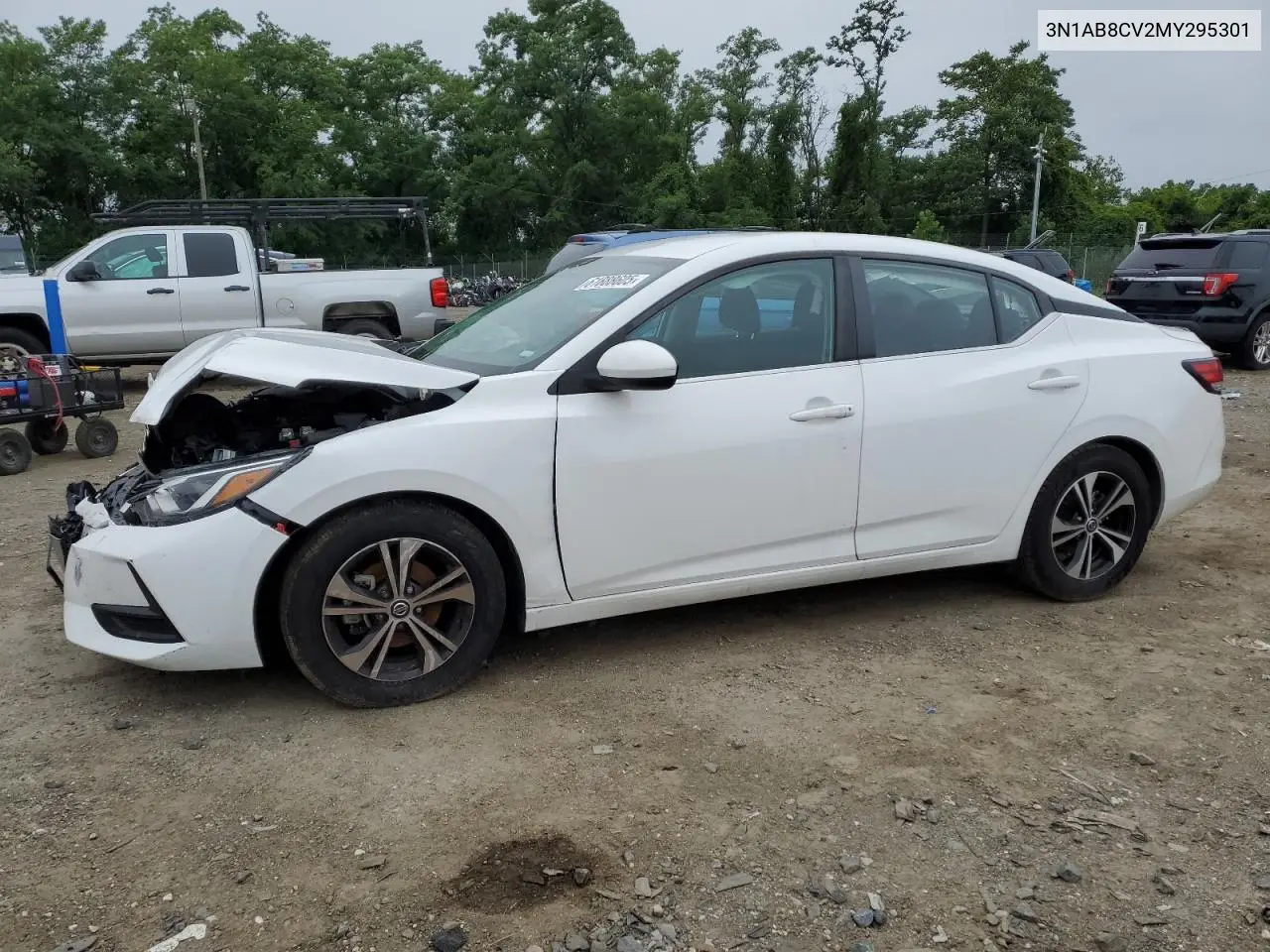 2021 Nissan Sentra Sv VIN: 3N1AB8CV2MY295301 Lot: 61888605