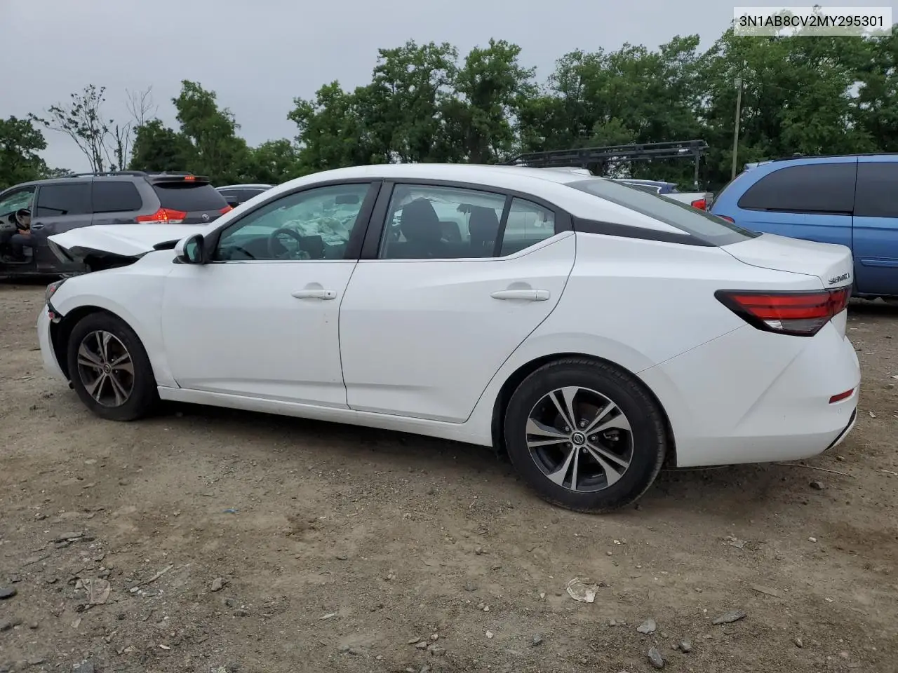 2021 Nissan Sentra Sv VIN: 3N1AB8CV2MY295301 Lot: 61888605
