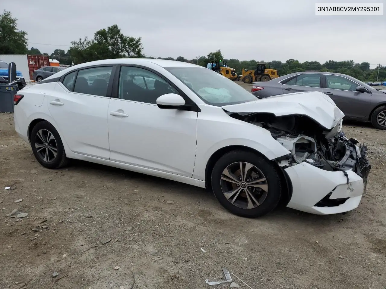 2021 Nissan Sentra Sv VIN: 3N1AB8CV2MY295301 Lot: 61888605