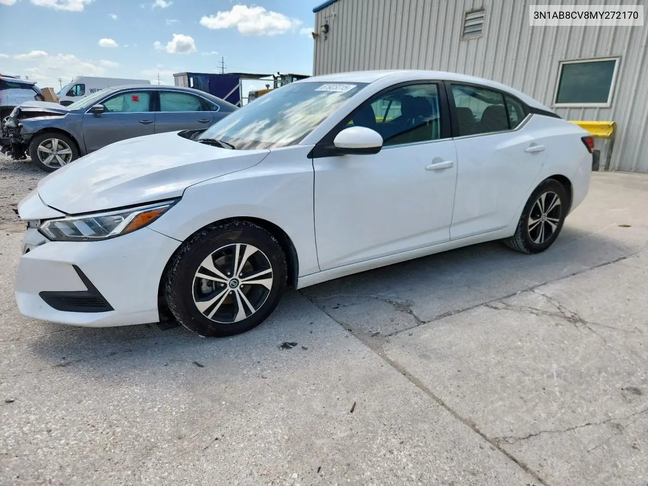 2021 Nissan Sentra Sv VIN: 3N1AB8CV8MY272170 Lot: 61923315