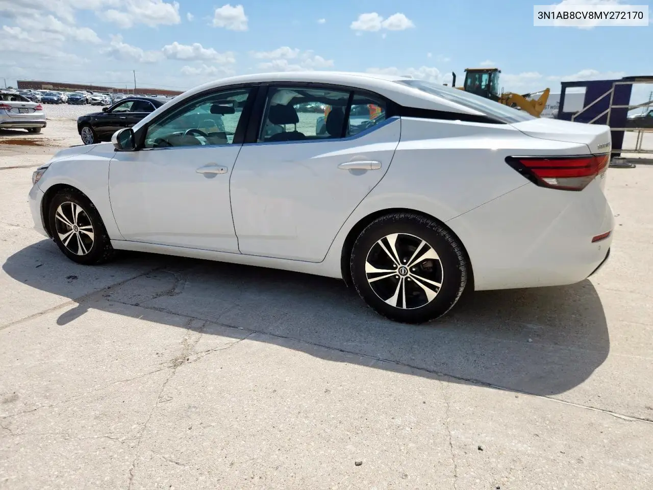 2021 Nissan Sentra Sv VIN: 3N1AB8CV8MY272170 Lot: 61923315