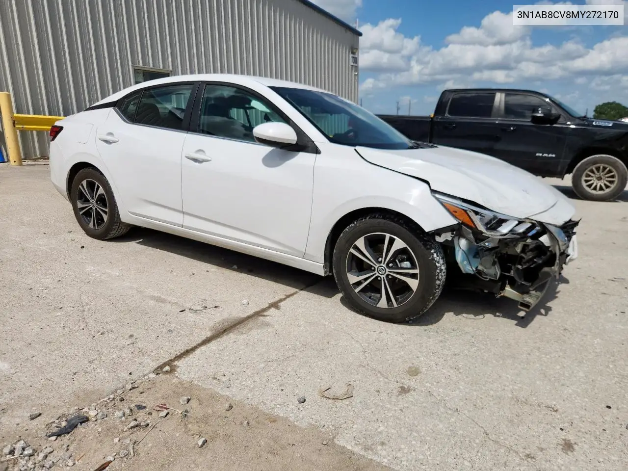 2021 Nissan Sentra Sv VIN: 3N1AB8CV8MY272170 Lot: 61923315