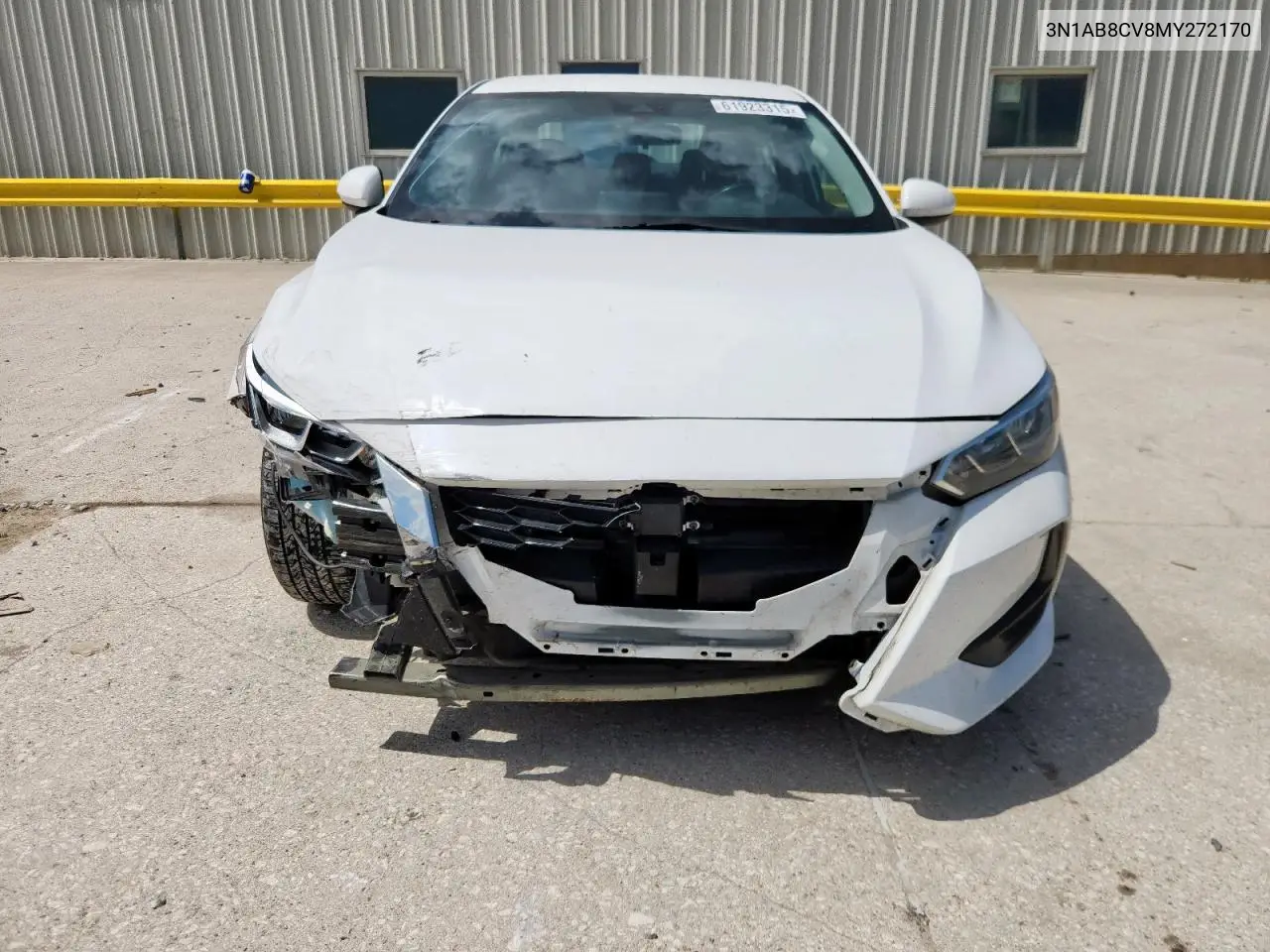 2021 Nissan Sentra Sv VIN: 3N1AB8CV8MY272170 Lot: 61923315