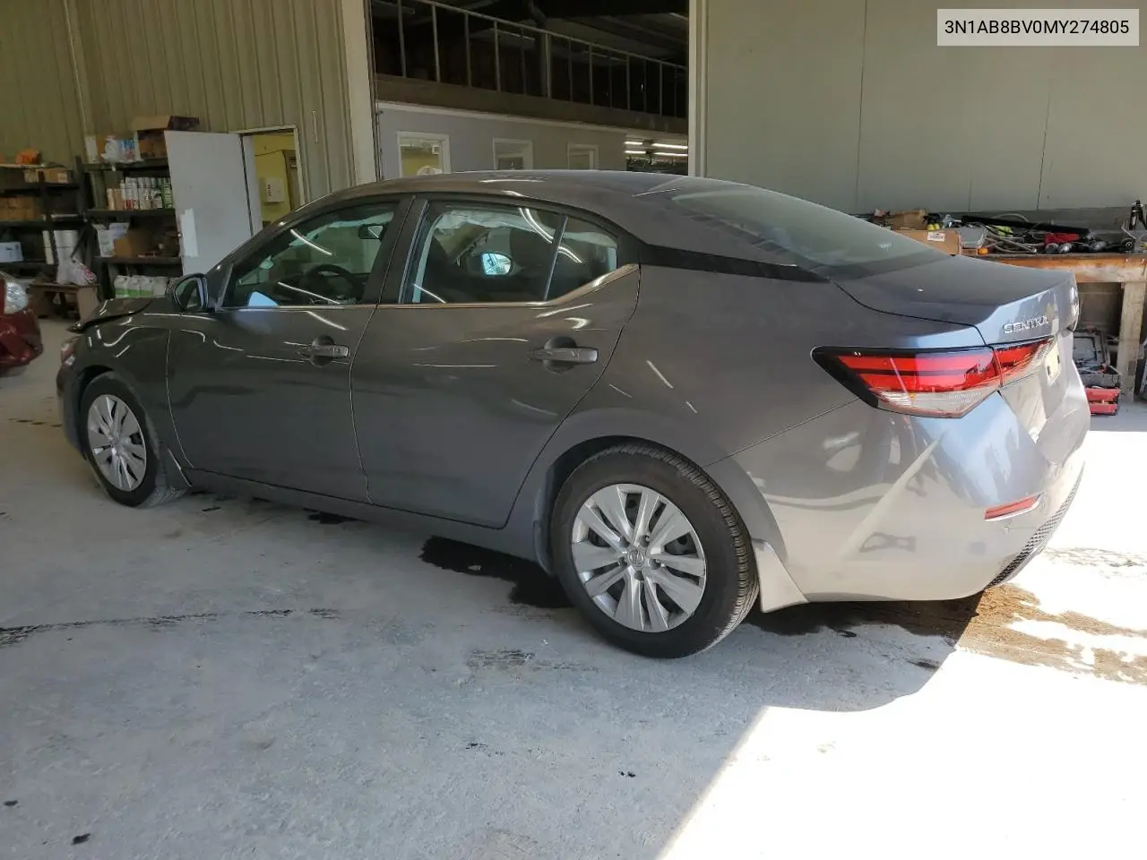 2021 Nissan Sentra S VIN: 3N1AB8BV0MY274805 Lot: 62215165