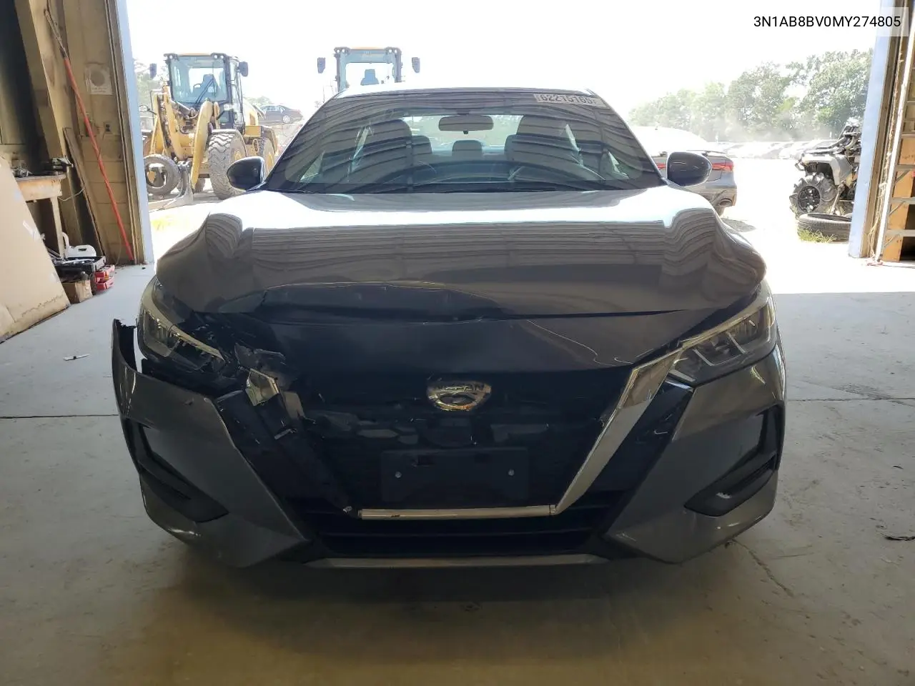 2021 Nissan Sentra S VIN: 3N1AB8BV0MY274805 Lot: 62215165