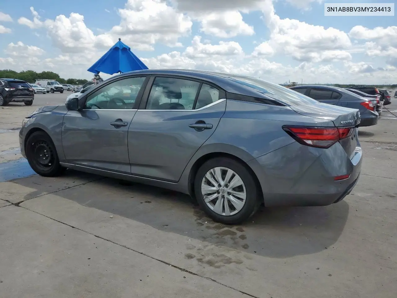 2021 Nissan Sentra S VIN: 3N1AB8BV3MY234413 Lot: 62386725