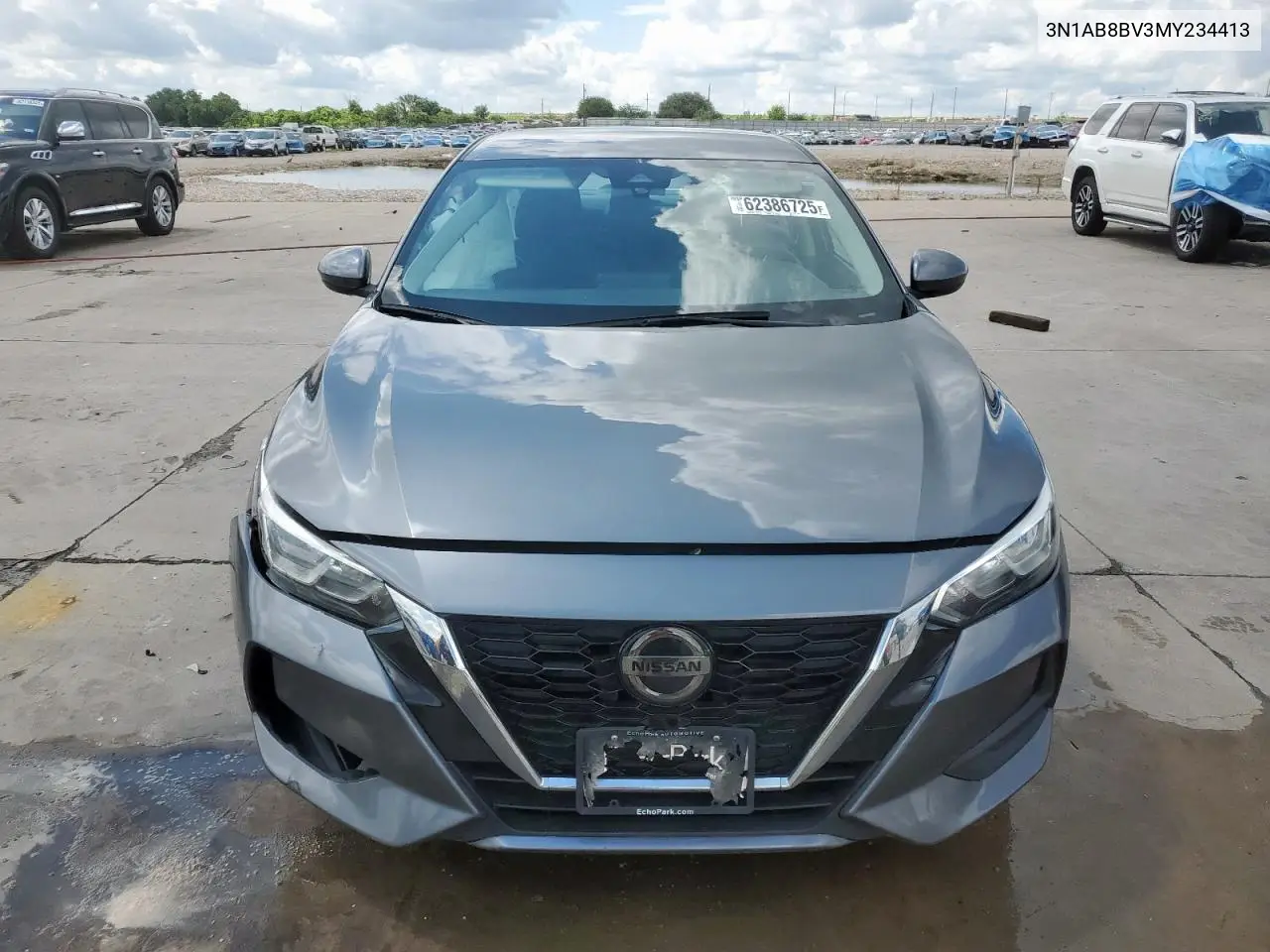 2021 Nissan Sentra S VIN: 3N1AB8BV3MY234413 Lot: 62386725