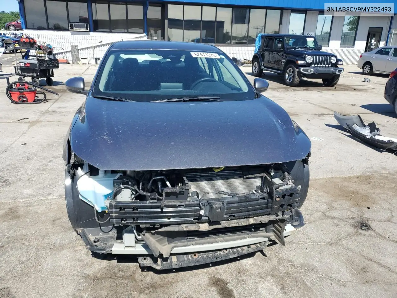 2021 Nissan Sentra Sv VIN: 3N1AB8CV9MY322493 Lot: 62471275