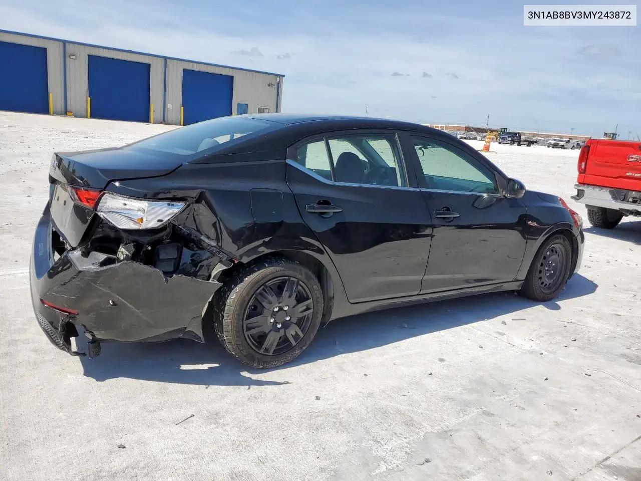 2021 Nissan Sentra S VIN: 3N1AB8BV3MY243872 Lot: 62505685