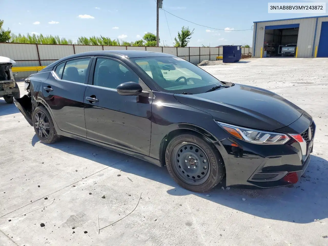 2021 Nissan Sentra S VIN: 3N1AB8BV3MY243872 Lot: 62505685