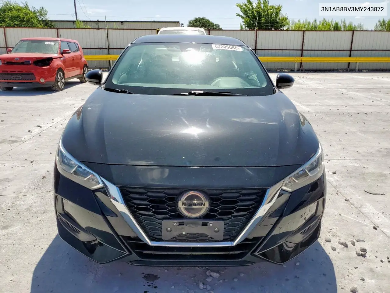 2021 Nissan Sentra S VIN: 3N1AB8BV3MY243872 Lot: 62505685