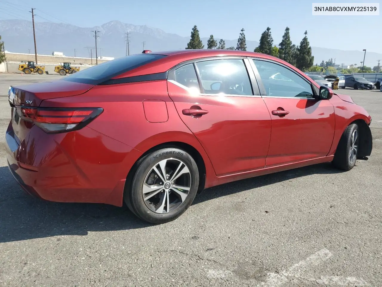 2021 Nissan Sentra Sv VIN: 3N1AB8CVXMY225139 Lot: 62715775