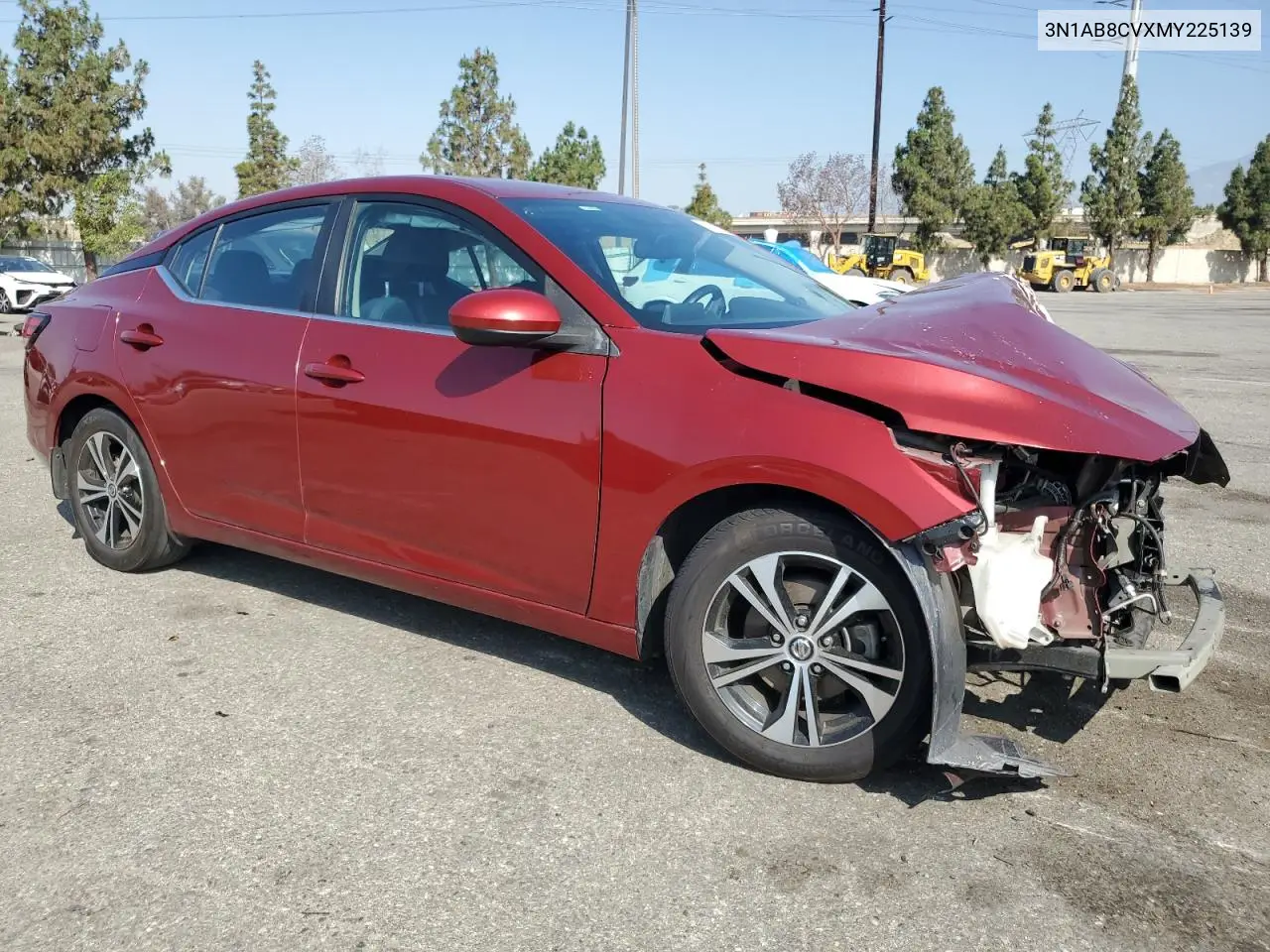 2021 Nissan Sentra Sv VIN: 3N1AB8CVXMY225139 Lot: 62715775