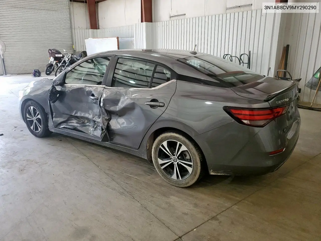 2021 Nissan Sentra Sv VIN: 3N1AB8CV9MY290290 Lot: 62753285