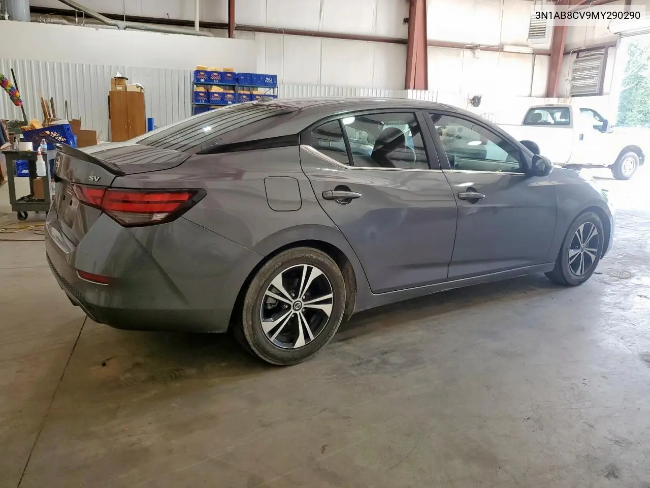 2021 Nissan Sentra Sv VIN: 3N1AB8CV9MY290290 Lot: 62753285
