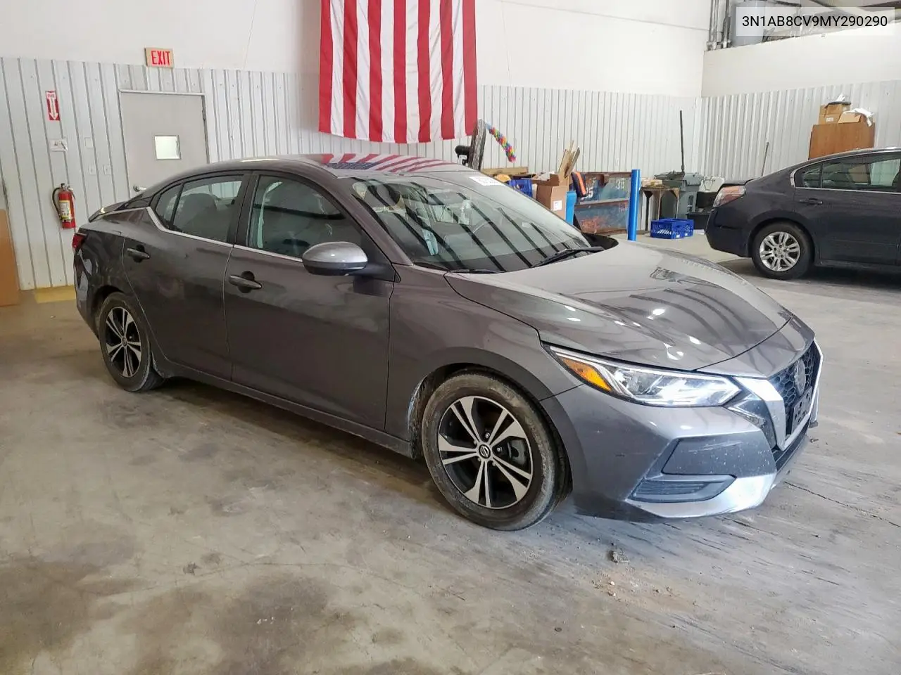 2021 Nissan Sentra Sv VIN: 3N1AB8CV9MY290290 Lot: 62753285