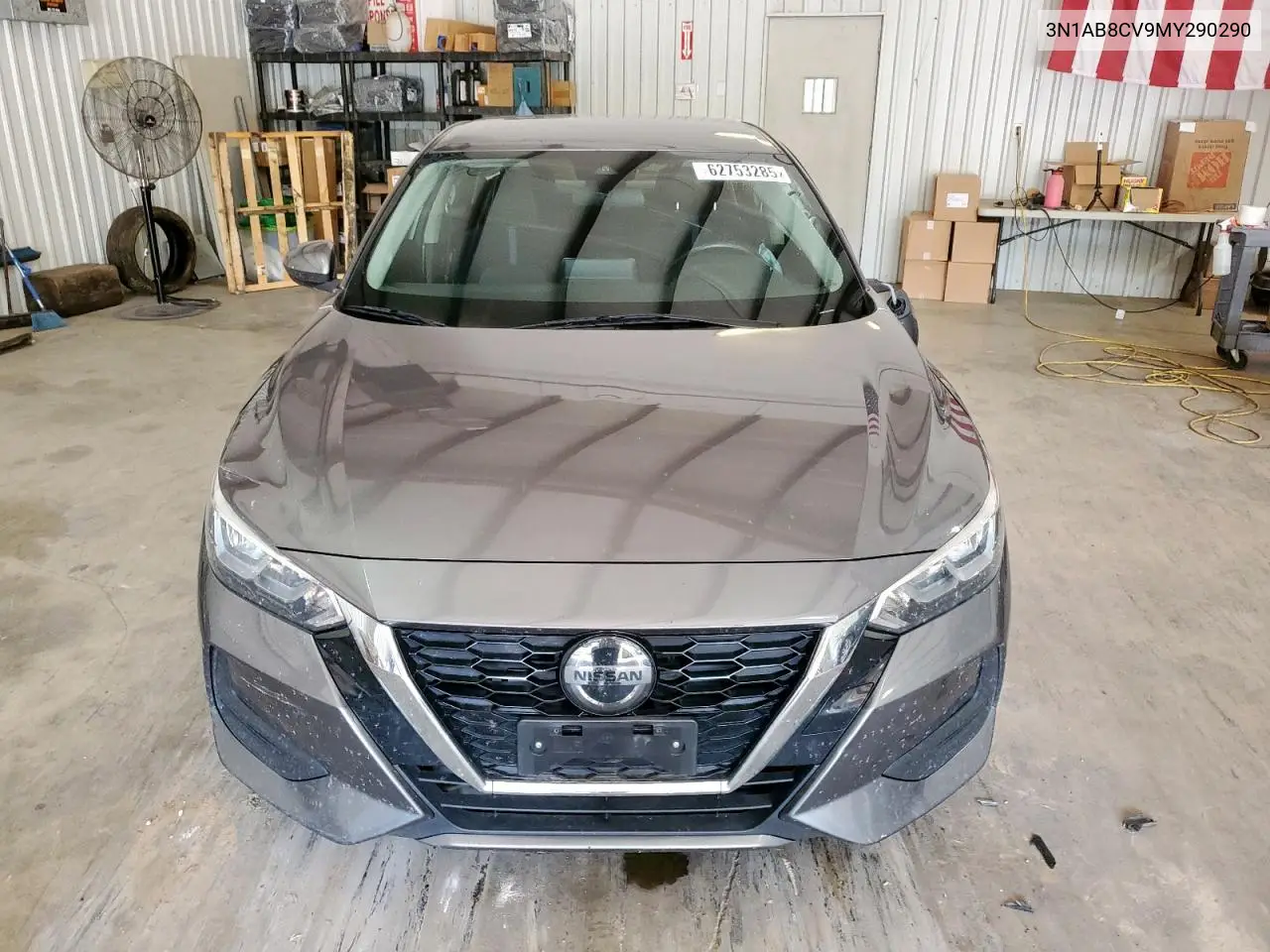 2021 Nissan Sentra Sv VIN: 3N1AB8CV9MY290290 Lot: 62753285