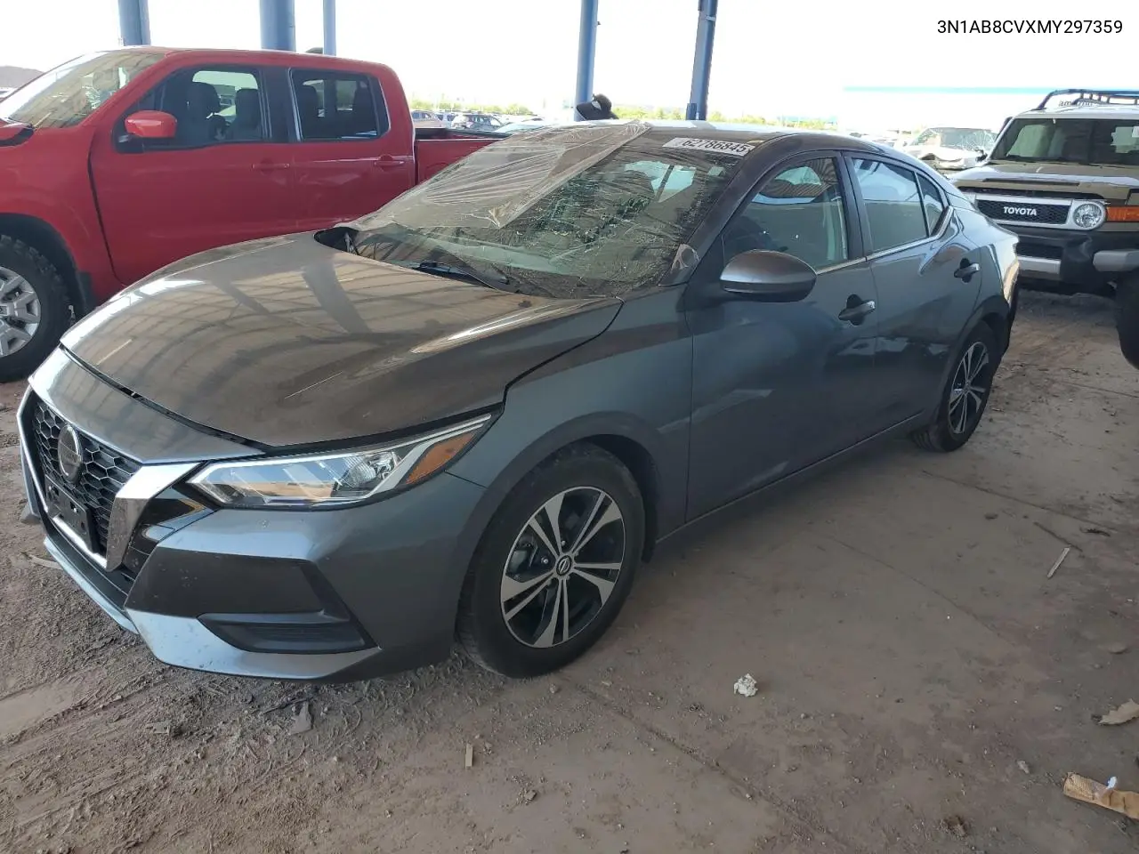 2021 Nissan Sentra Sv VIN: 3N1AB8CVXMY297359 Lot: 62786845