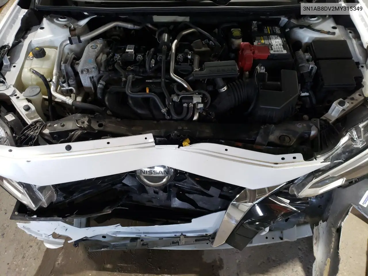 2021 Nissan Sentra Sr VIN: 3N1AB8DV2MY315349 Lot: 63336185