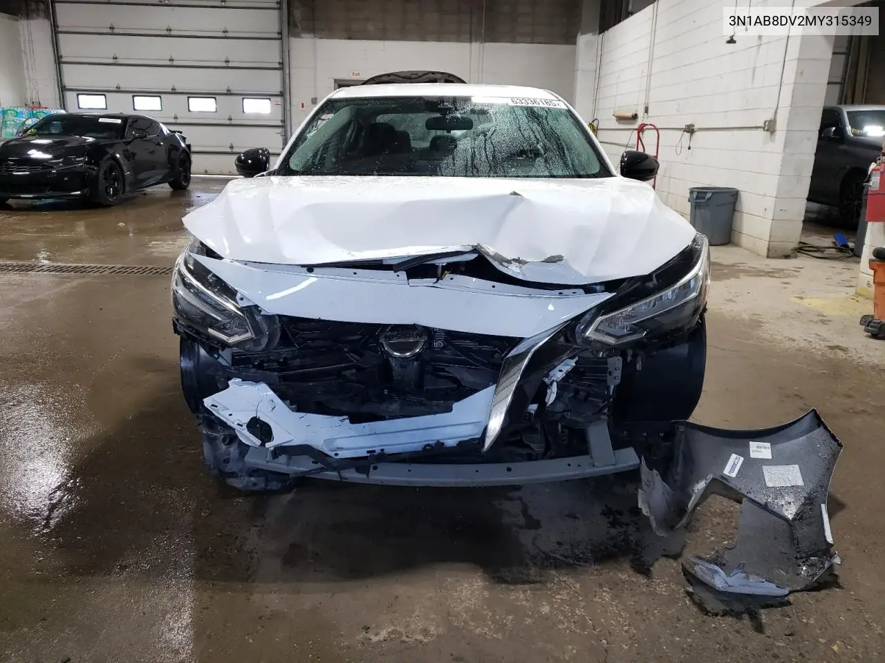 2021 Nissan Sentra Sr VIN: 3N1AB8DV2MY315349 Lot: 63336185