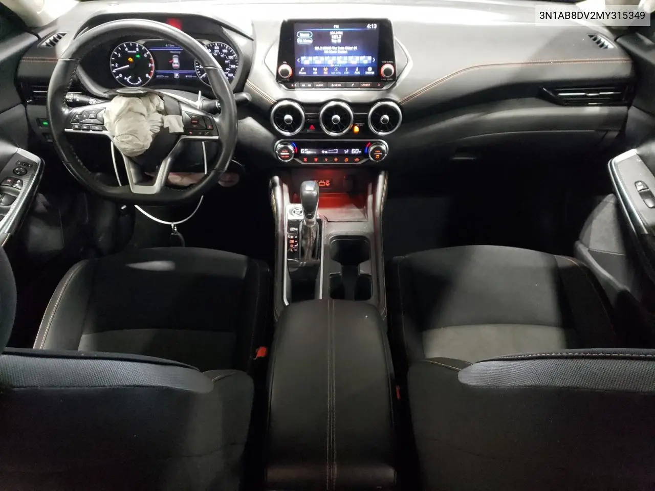 2021 Nissan Sentra Sr VIN: 3N1AB8DV2MY315349 Lot: 63336185