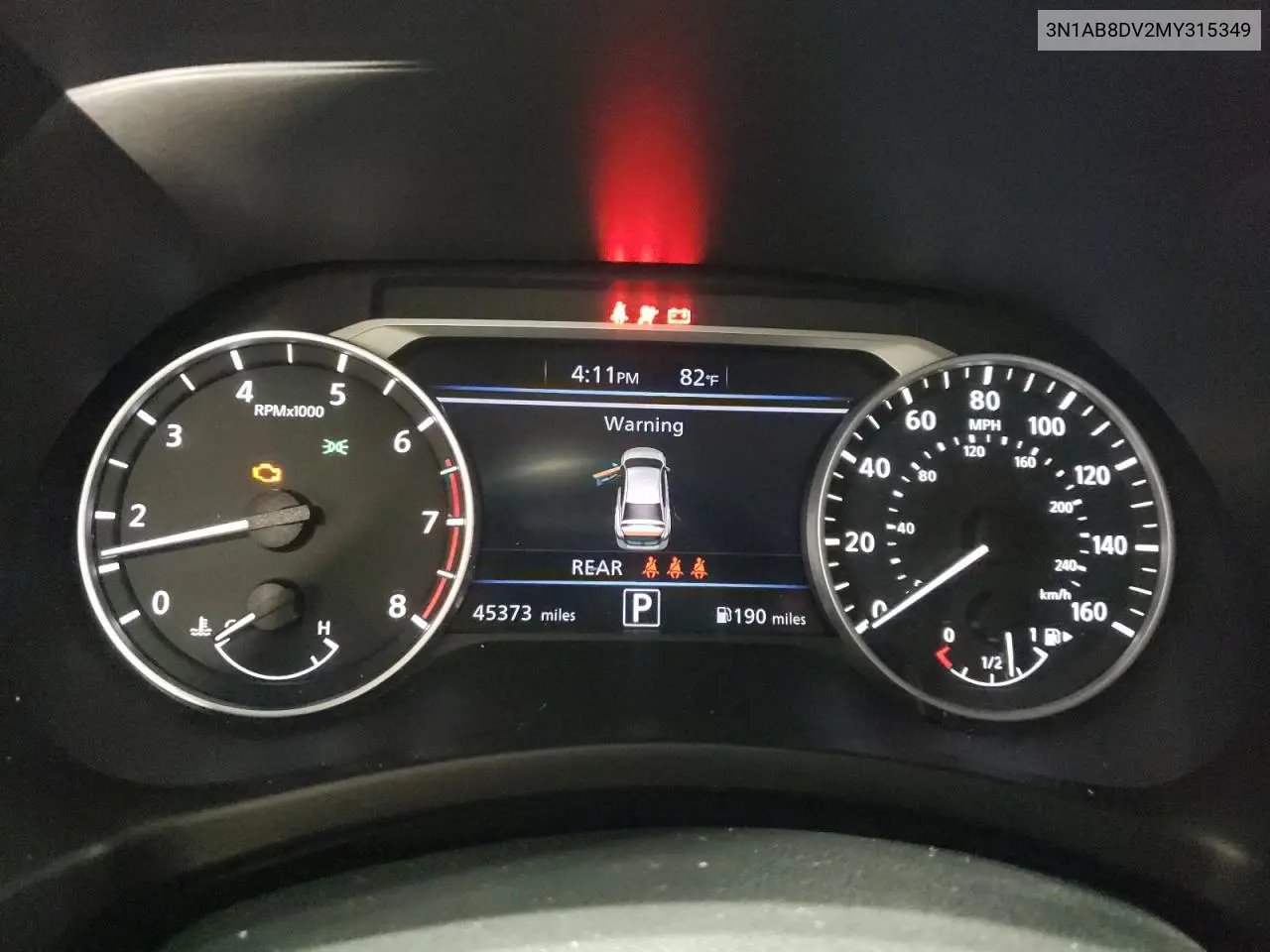 2021 Nissan Sentra Sr VIN: 3N1AB8DV2MY315349 Lot: 63336185