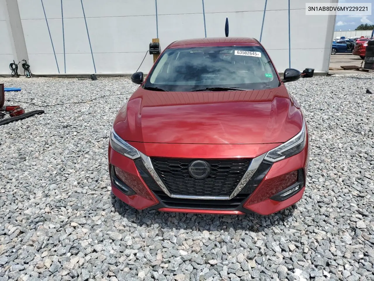 2021 Nissan Sentra Sr VIN: 3N1AB8DV6MY229221 Lot: 63502645