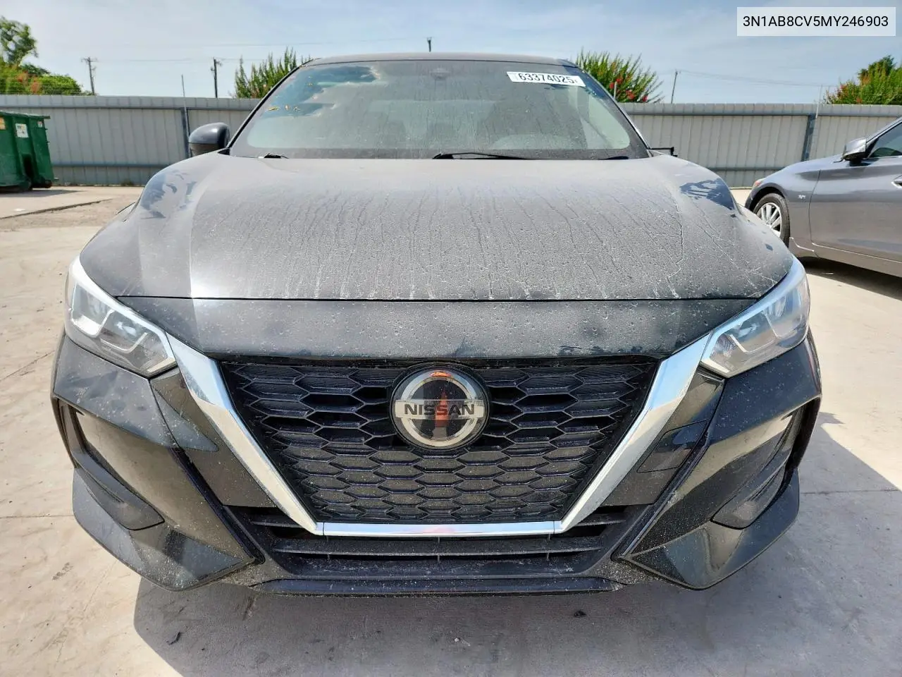 2021 Nissan Sentra Sv VIN: 3N1AB8CV5MY246903 Lot: 63664985
