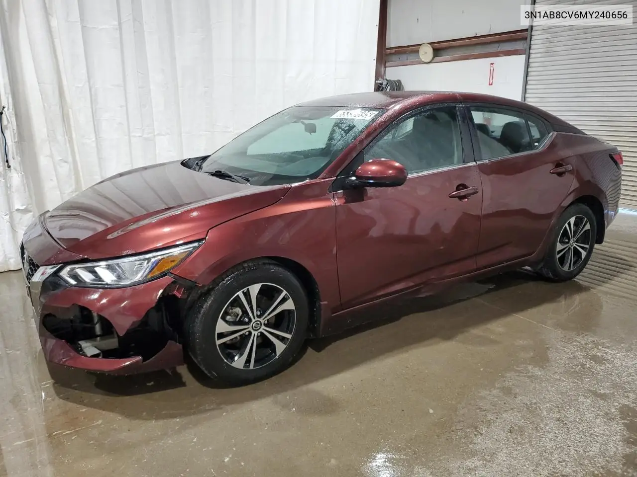 2021 Nissan Sentra Sv VIN: 3N1AB8CV6MY240656 Lot: 65338695