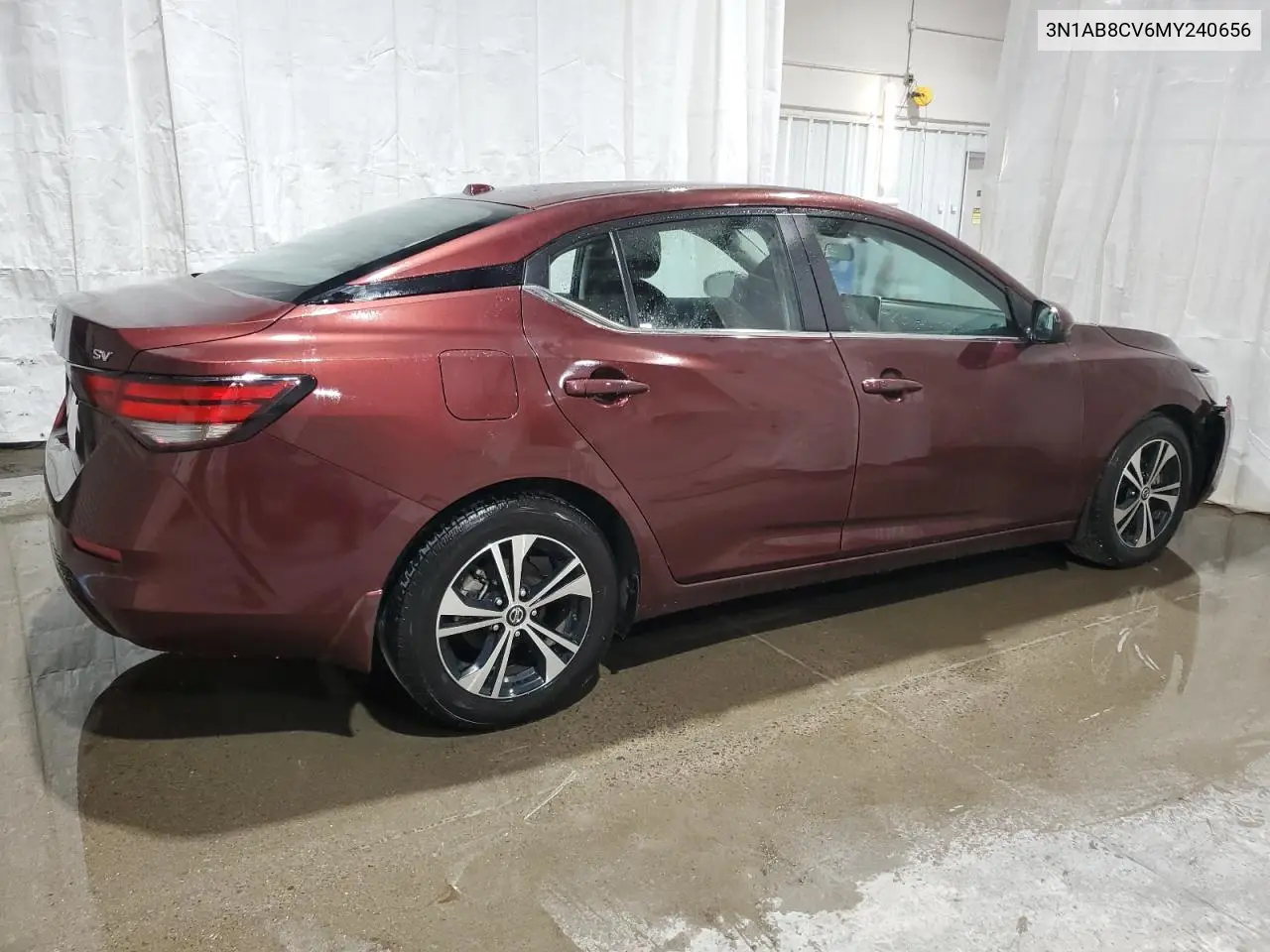 2021 Nissan Sentra Sv VIN: 3N1AB8CV6MY240656 Lot: 65338695