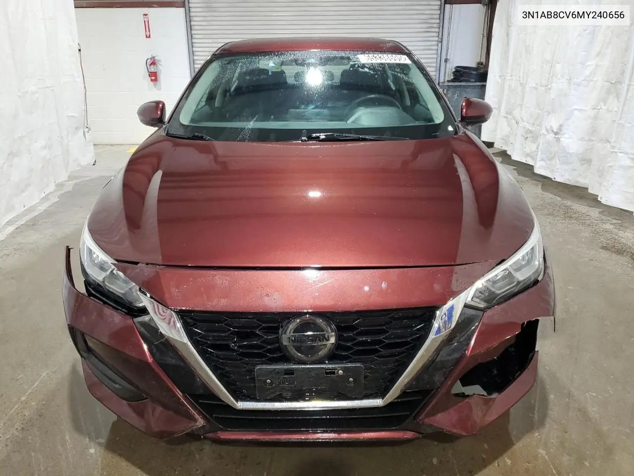 2021 Nissan Sentra Sv VIN: 3N1AB8CV6MY240656 Lot: 65338695