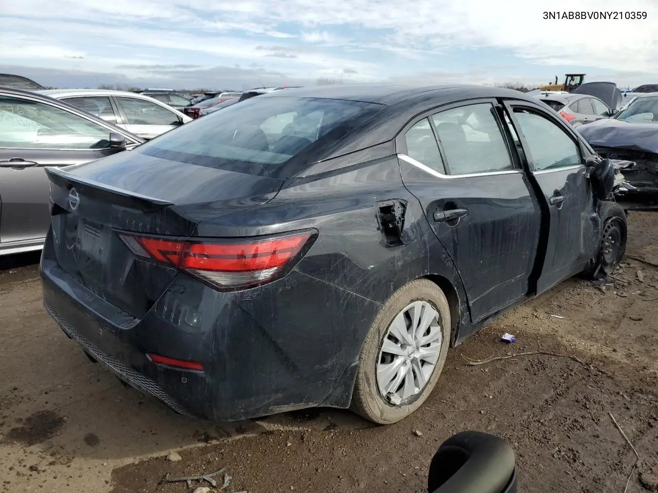 2022 Nissan Sentra S VIN: 3N1AB8BV0NY210359 Lot: 43751275
