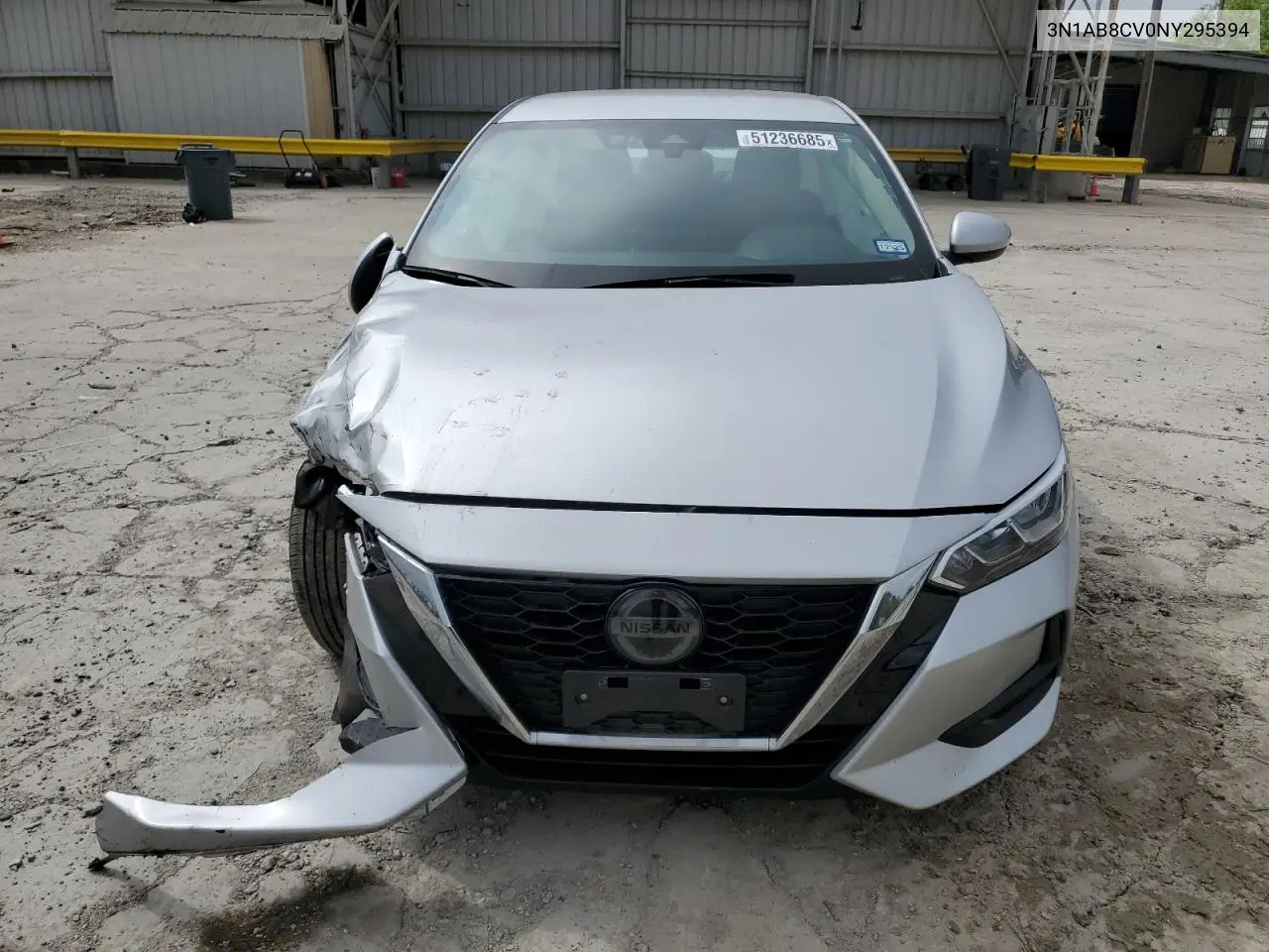 2022 Nissan Sentra Sv VIN: 3N1AB8CV0NY295394 Lot: 51236685