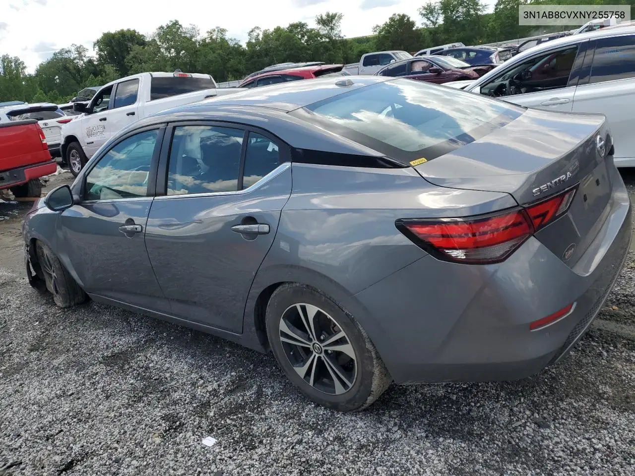 2022 Nissan Sentra Sv VIN: 3N1AB8CVXNY255758 Lot: 56659455