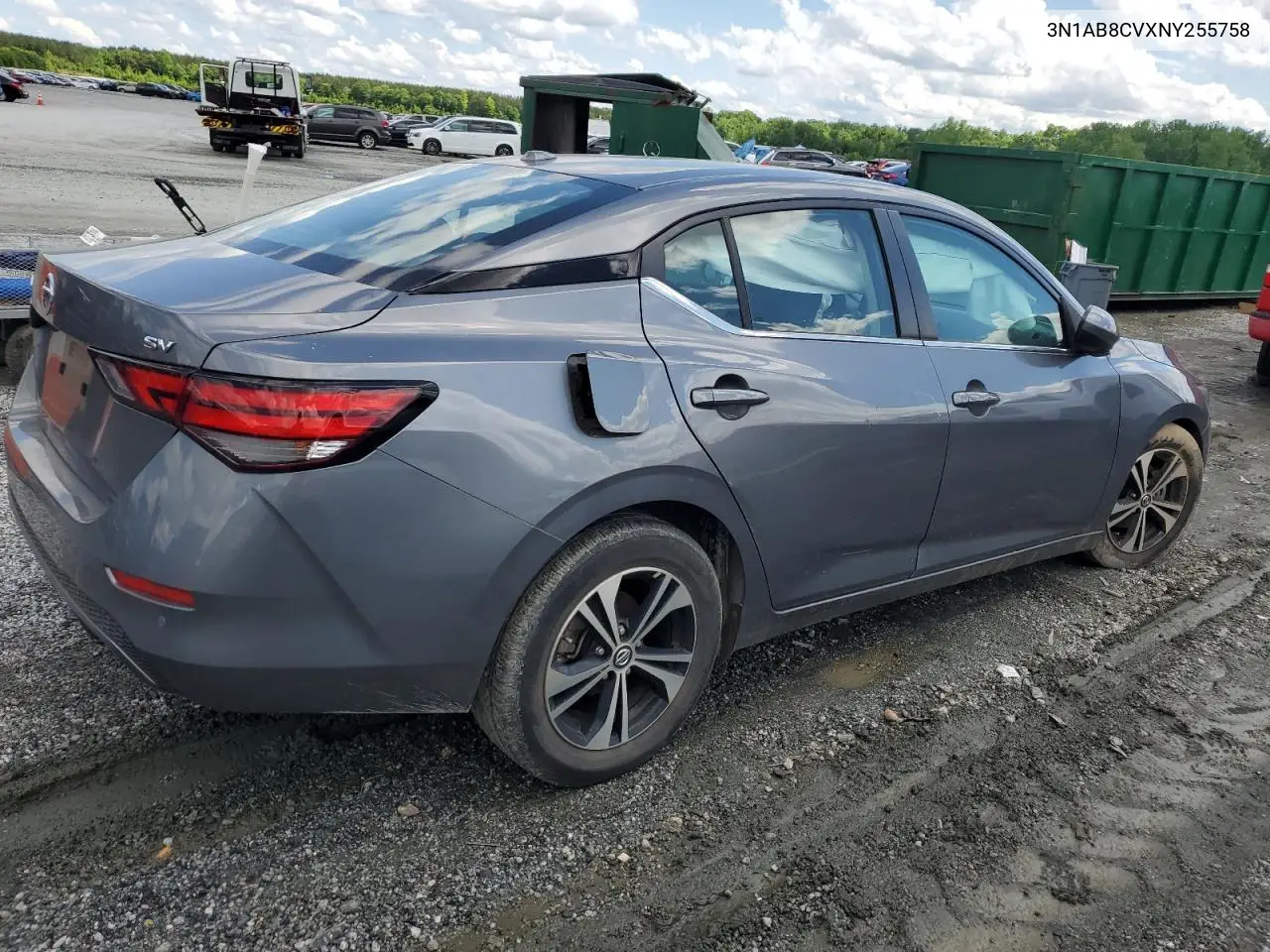 2022 Nissan Sentra Sv VIN: 3N1AB8CVXNY255758 Lot: 56659455