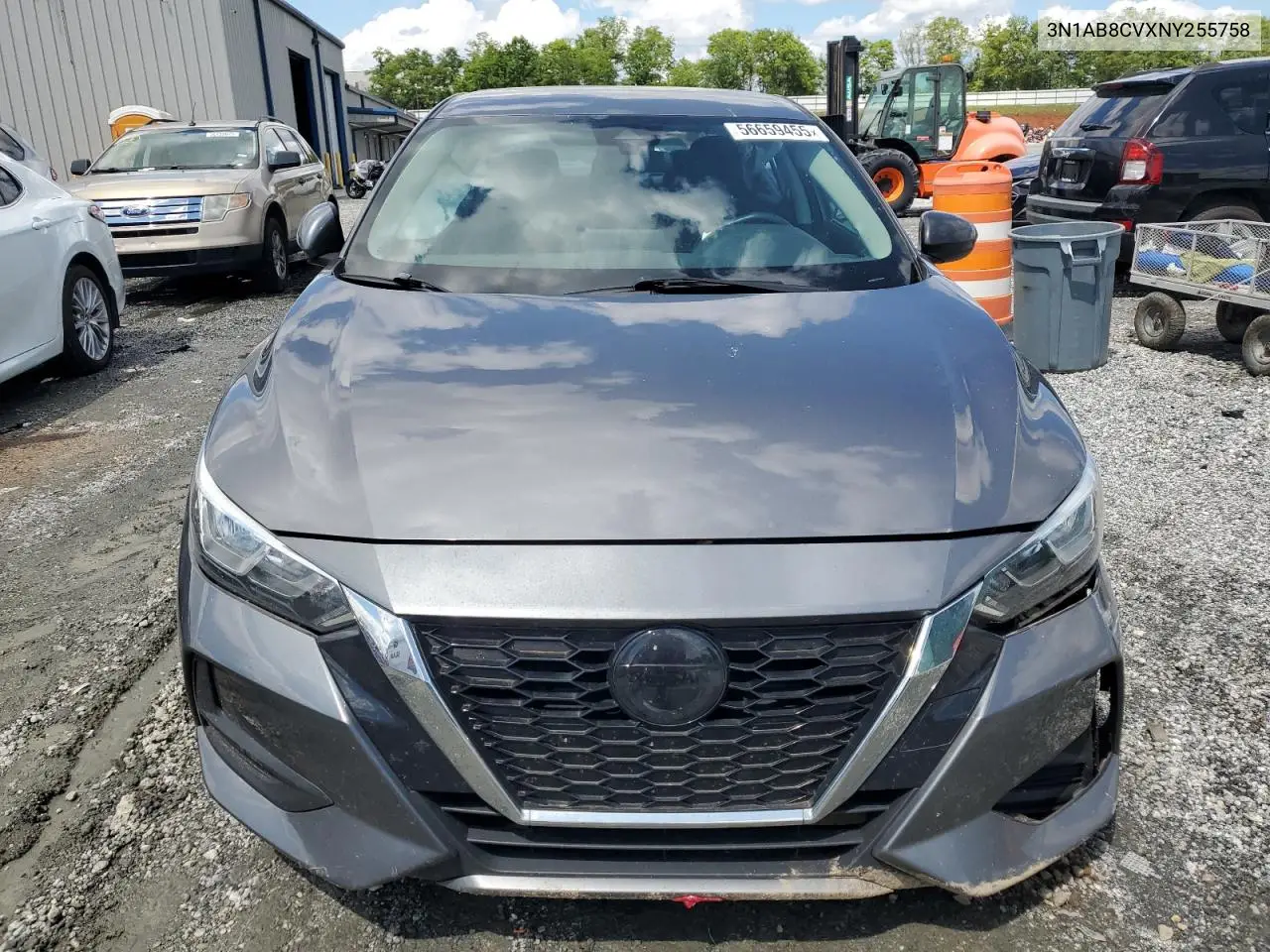 2022 Nissan Sentra Sv VIN: 3N1AB8CVXNY255758 Lot: 56659455