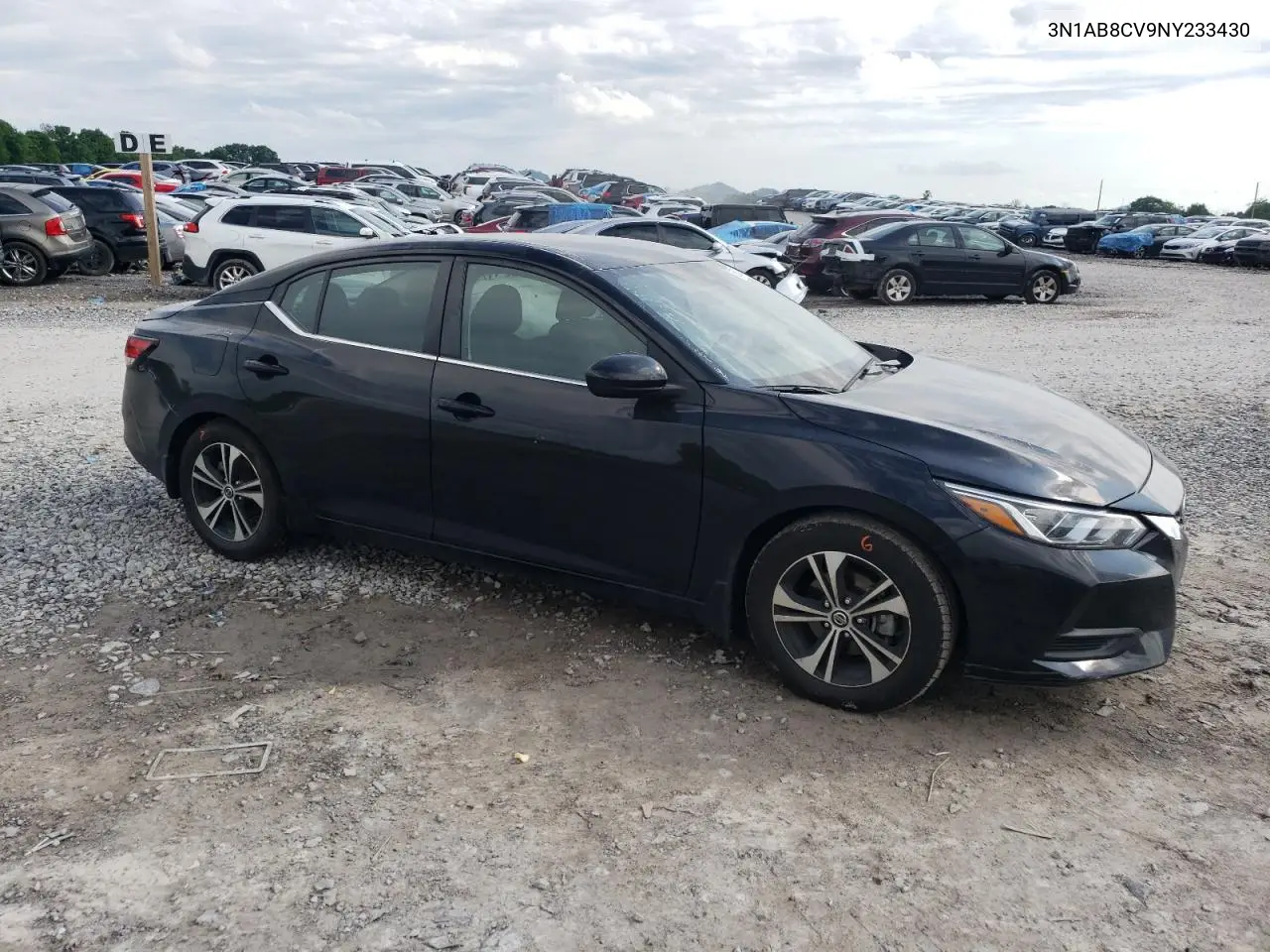 2022 Nissan Sentra Sv VIN: 3N1AB8CV9NY233430 Lot: 56839185