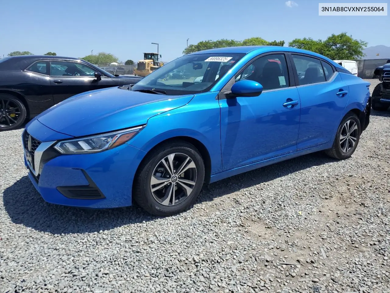 2022 Nissan Sentra Sv VIN: 3N1AB8CVXNY255064 Lot: 56896325