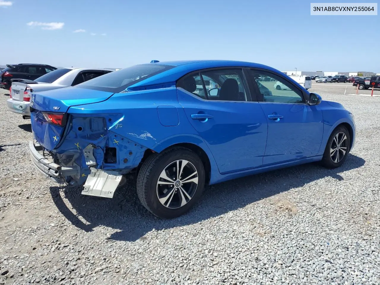 2022 Nissan Sentra Sv VIN: 3N1AB8CVXNY255064 Lot: 56896325