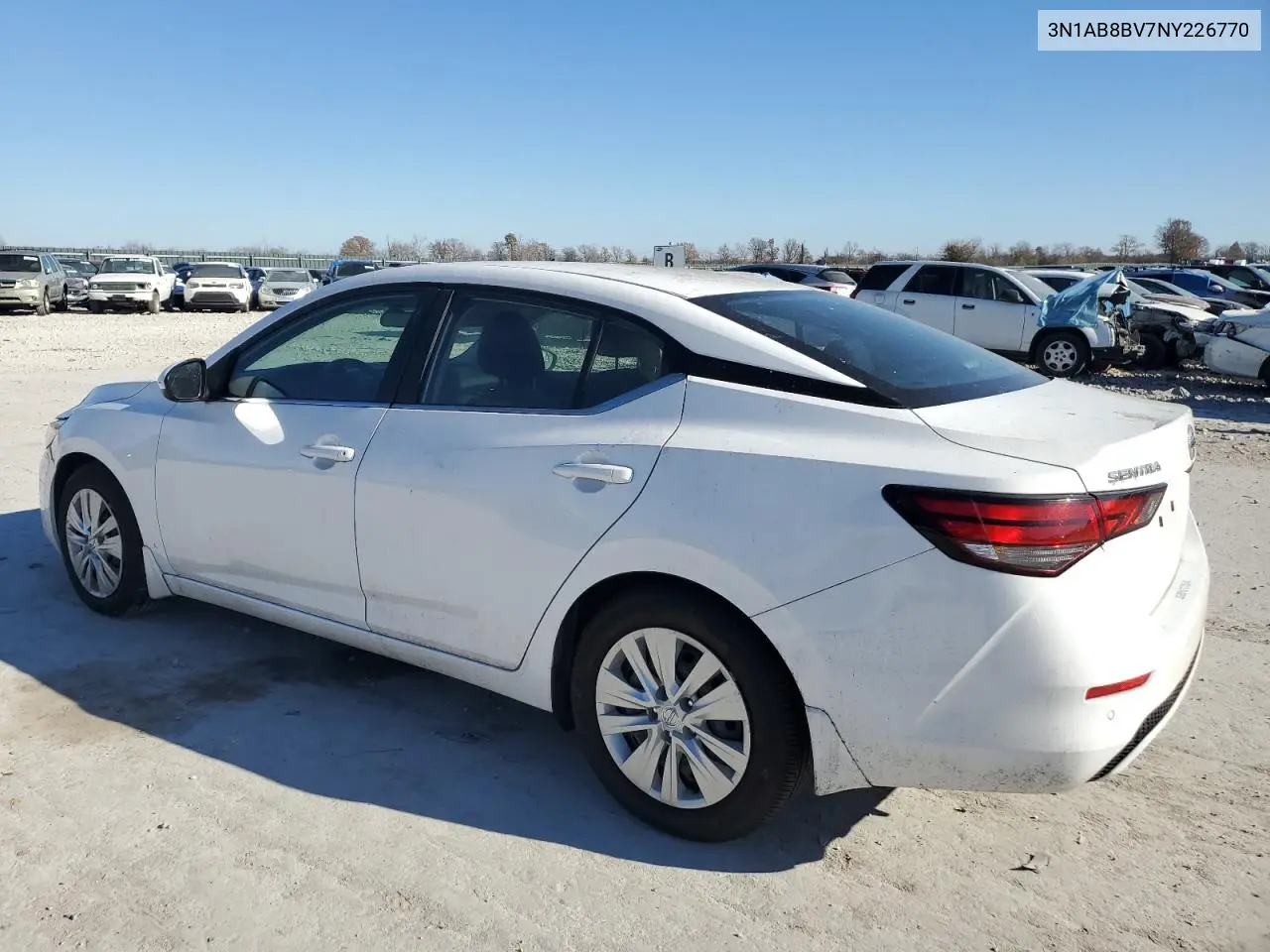 2022 Nissan Sentra S VIN: 3N1AB8BV7NY226770 Lot: 57163785