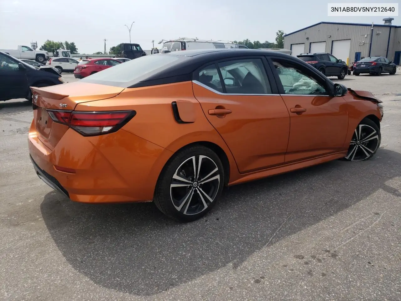 2022 Nissan Sentra Sr VIN: 3N1AB8DV5NY212640 Lot: 57327855