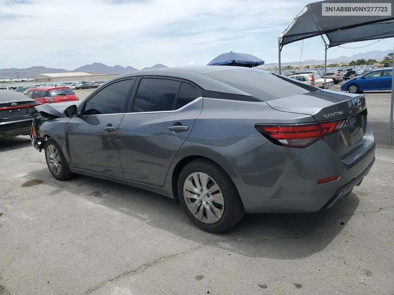 2022 Nissan Sentra S VIN: 3N1AB8BV0NY277723 Lot: 59305425