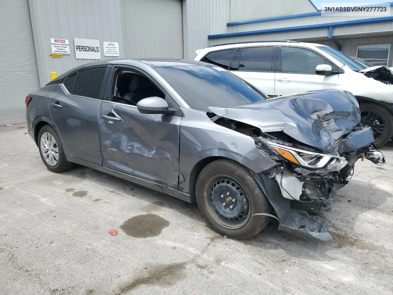 2022 Nissan Sentra S VIN: 3N1AB8BV0NY277723 Lot: 59305425