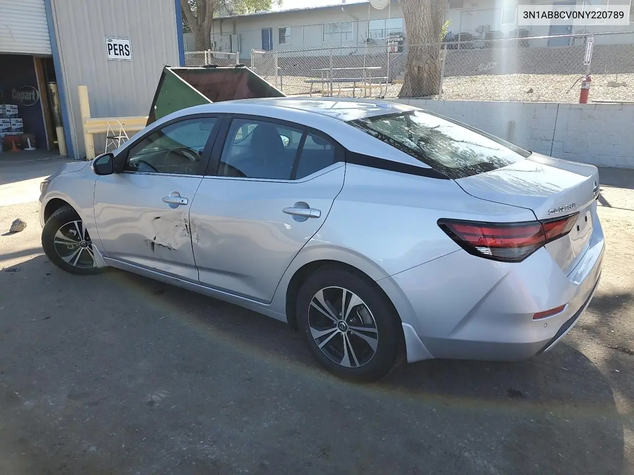 2022 Nissan Sentra Sv VIN: 3N1AB8CV0NY220789 Lot: 61403205
