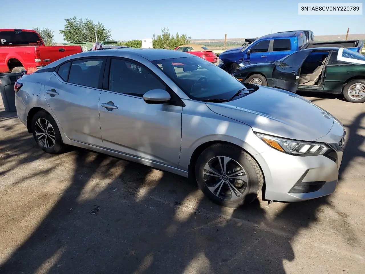 2022 Nissan Sentra Sv VIN: 3N1AB8CV0NY220789 Lot: 61403205