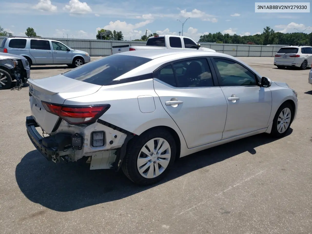 2022 Nissan Sentra S VIN: 3N1AB8BV2NY279330 Lot: 62318265
