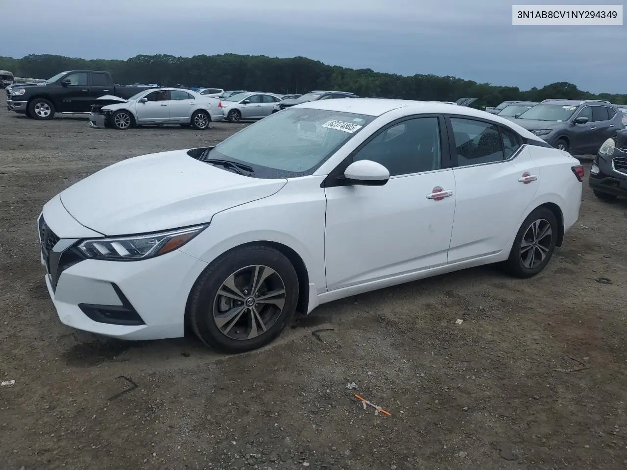 2022 Nissan Sentra Sv VIN: 3N1AB8CV1NY294349 Lot: 62374805